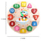 Children Educational Clock Puzzle Cartoon Animal Tangram Toy For Early Learning Cognitive Developm 5