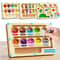 Montessori Magnetic Color Sorting Maze Board Educational Wooden Bead Games For Kids 1
