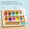 Montessori Magnetic Color Sorting Maze Board Educational Wooden Bead Games For Kids 2