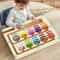 Montessori Magnetic Color Sorting Maze Board Educational Wooden Bead Games For Kids 0