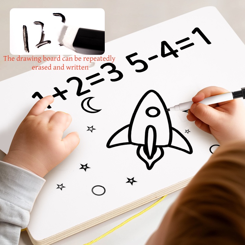 Toddler Montessori Magnetic Color Sorting Maze Drawing Board Number Matching Learning Counting Pre 2