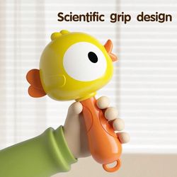 educational plastic kid maracas, bright appearance, crisp sound musical toy for early learning, baby development