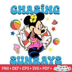minnie mouse chasing sunrays disney svg, disney svg ,disney mickey svg , digital download file