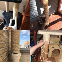 10 Meters Natural Jute Scratch Guards Rope Pet Cat Scratching Twine Rolls Hemp Twisted Cord