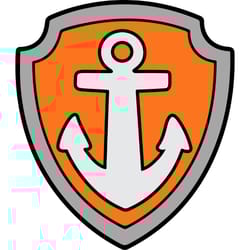 zuma badge svg, paw patrol svg, paw patrol logo svg, paw patrol svg file, paw patrol svg everest, digital download