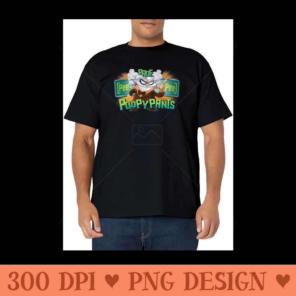 Captain Underpants Prof. Poopypants - PNG design downloads - Perfect for Creative Projects