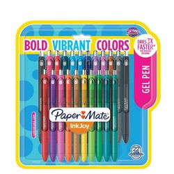 Paper Mate, PAP2062225, InkJoy Assorted Color Gel Pens, 22 / Pack