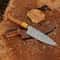 Celestial Dust 12 Handmade Damascus Damascus Steel Chef Knife Olive Wood Handle Cooking Knife 0