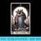 Raccoon Tarot Card The Lovers Garbage Can Raccoon - Blank Shirt Template PNG - Instant Access To Downloadable Files