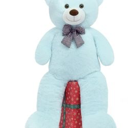 Giant Teddy Bear 47 Large Stuffed Animals Plush Toy ,,Light blue