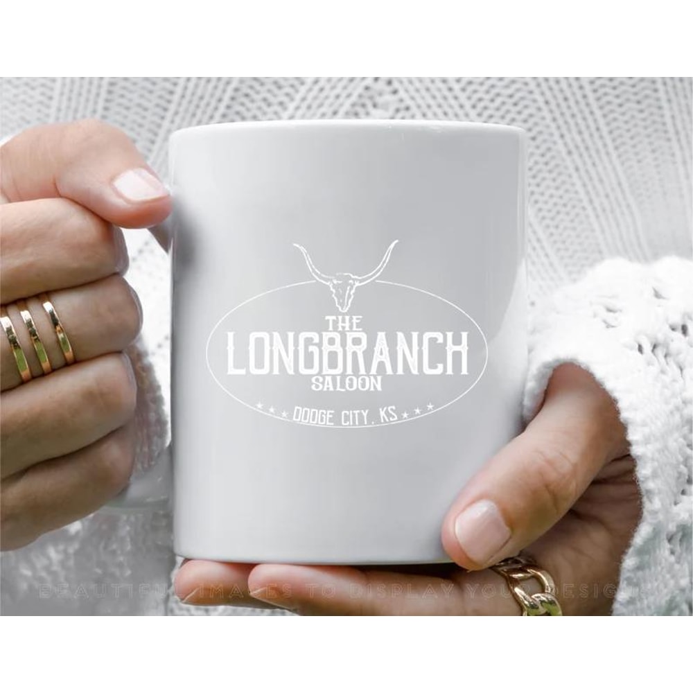 The Longbranch Saloon Coffee Mug, 11 oz Ceramic Mug_1