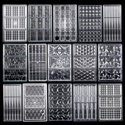 chocolate mold polycarbonate candy chocolate bar molds acrylic bonbons confectionery kitchen baking pastry utensils tool