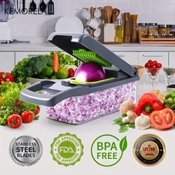 14/16 in 1 multifunctional vegetable chopper onion chopper handle food grate food chopper kitchen vegetable slicer dicer