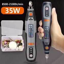 cordless rotary tool mini drill & engraving pen 35w electric grinder for diy, jewelry & crafts