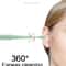 Spiral Ear Cleaner Tool Soft Silicone DoubleEnded Earpick For Safe Wax Curette Remover 9