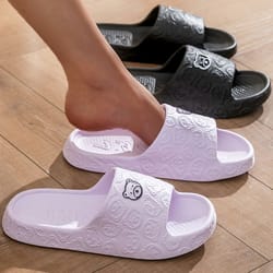 breathable summer slippers for women, non-slip eva house sandals for bathroom & indoor wear