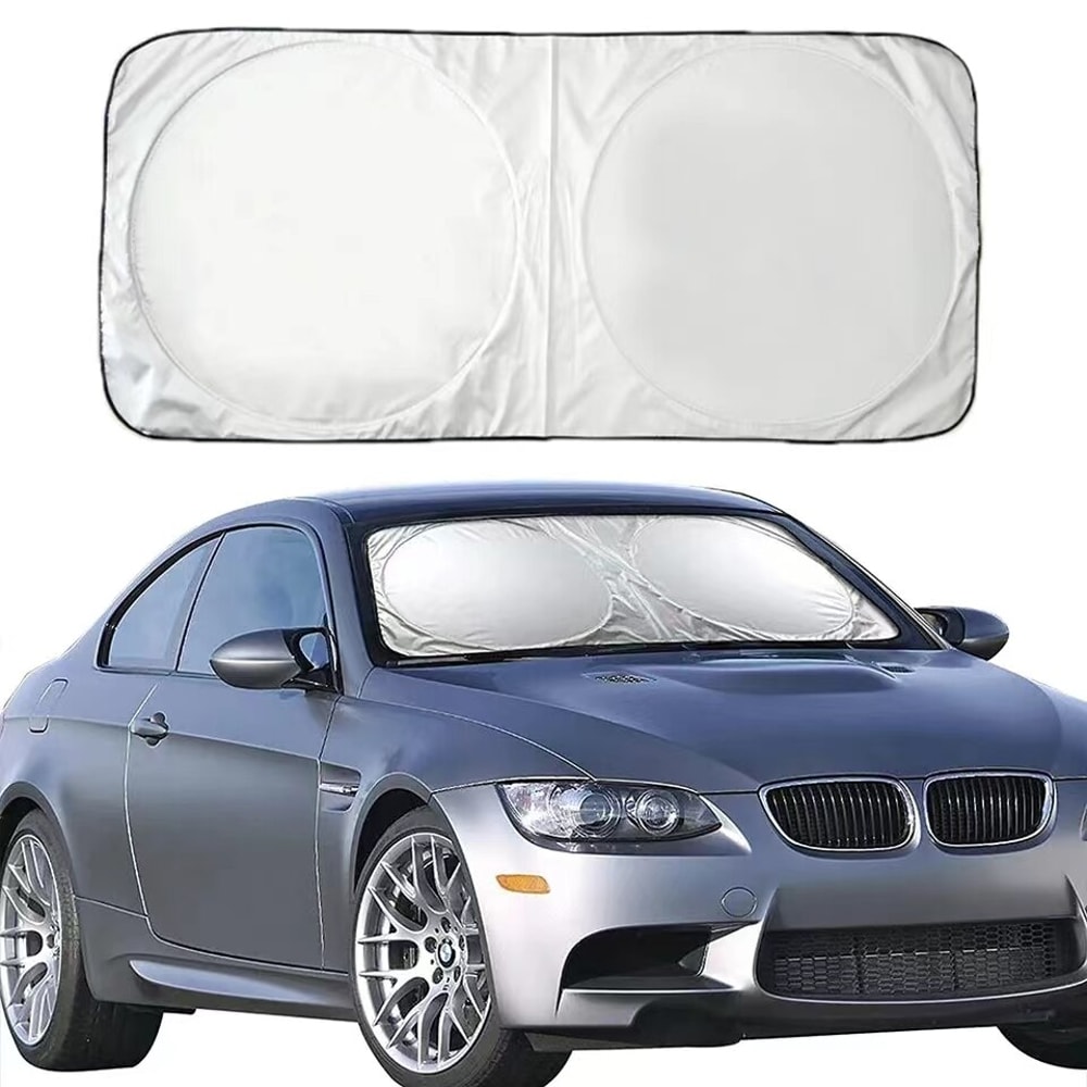Premium Car SunshadeExtra Large Windshield Cover With Instant Fold Design Blocks 99 UV Rays Keeps 1