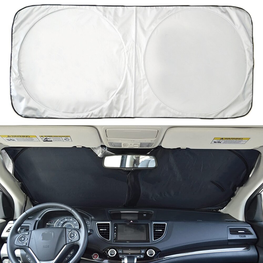 Premium Car SunshadeExtra Large Windshield Cover With Instant Fold Design Blocks 99 UV Rays Keeps 6