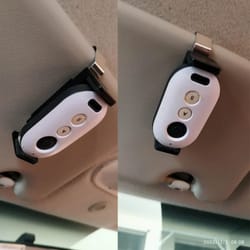 new car key clip holder adjustable sun visor mount for garage door remote control universal garage remote clip accessory