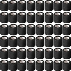 wholesale black tape tattoo handle bandage anti-slip, waterproof, disposable self-adhesive elastic bandage for tattoo