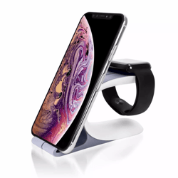 universal charging dock stand holder station, iwatch, phone & tablet organizer with cable management