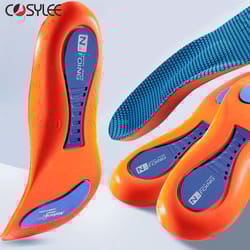 orthopedic insoles for flat feet, arch support running shoe inserts, comfort footbeds for pressure relief and alignment