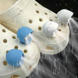 led shoe charms lights, pvc accessories for night walks, dog walks, safety running, light modes glowing shoe decoration