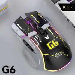 gaming mouse wireless rechargeable, tri mode connection, silent operation, one click return desktop pc