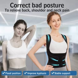 back support posture corrector for hunchback & scoliosis - unisex correction straightener