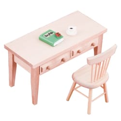 mini props simulation, doll house mini furniture, book desk model, table decoration