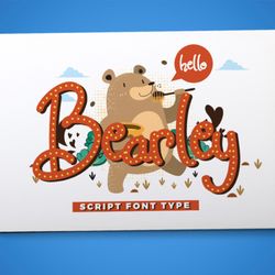 Bearley Typeface Font