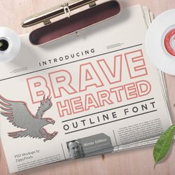 Brave Hearted Font
