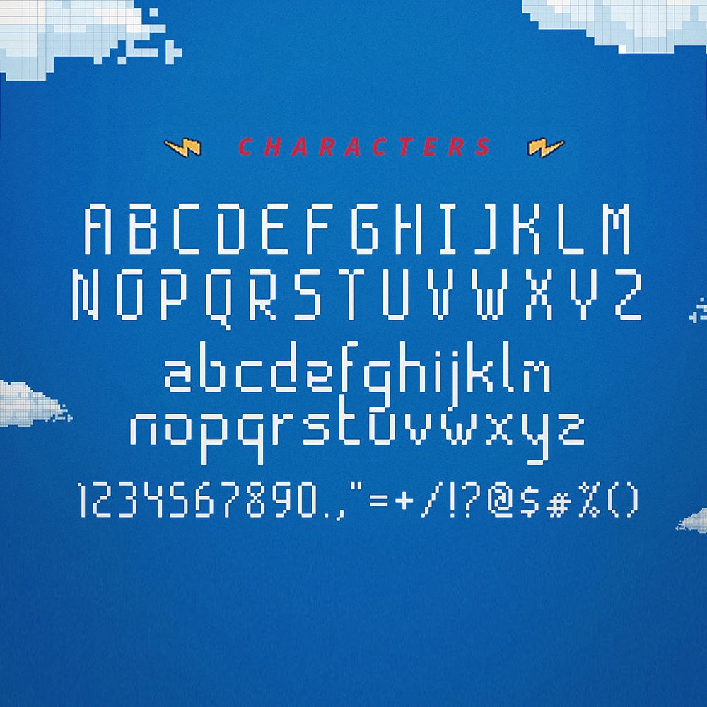 Pixelo Font 5