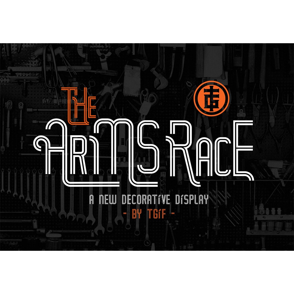 The Arms Race Font 1