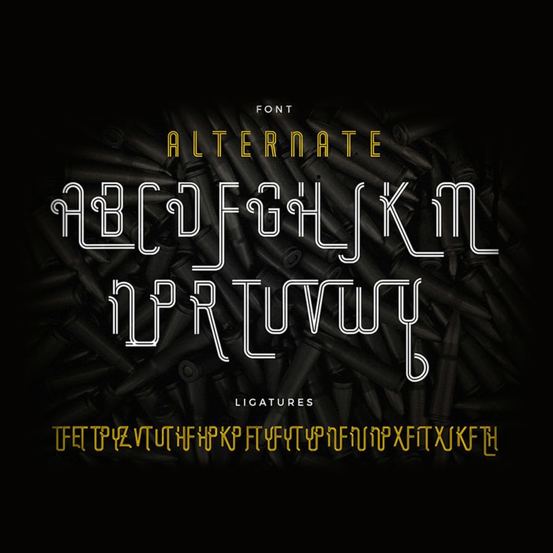 The Arms Race Font 5