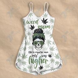 CANNABIS MOM LIKE A REGULAR MOM ROMPERS FOR WOMEN DESIGN 3D SIZE XS - 3XL - CA102243