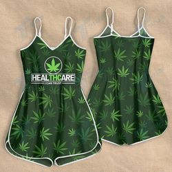 CANNABIS THC HEALTHCARE I CAN TRUST ROMPERS FOR WOMEN DESIGN 3D SIZE S - 3XL - CA102177