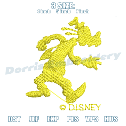 embroidery goofy disney design , disney embroidery,,embroidery files, digital embroidery design