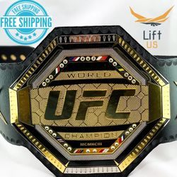 New UFC Legacy Championship Heavy Weight Title Replica Blue Belt Adult Size 2MM