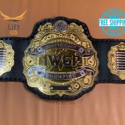 IWGP World Heavy Weight Wrestling Championship V2 Title Replica Blue Belt Adult Size 2MM