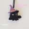 Black Cat Ghost Car Hanger Crochet Pattern Witchy Cat Car Charm Crochet Mystic Black Cat Boo Kitty Spooky Decoration 1