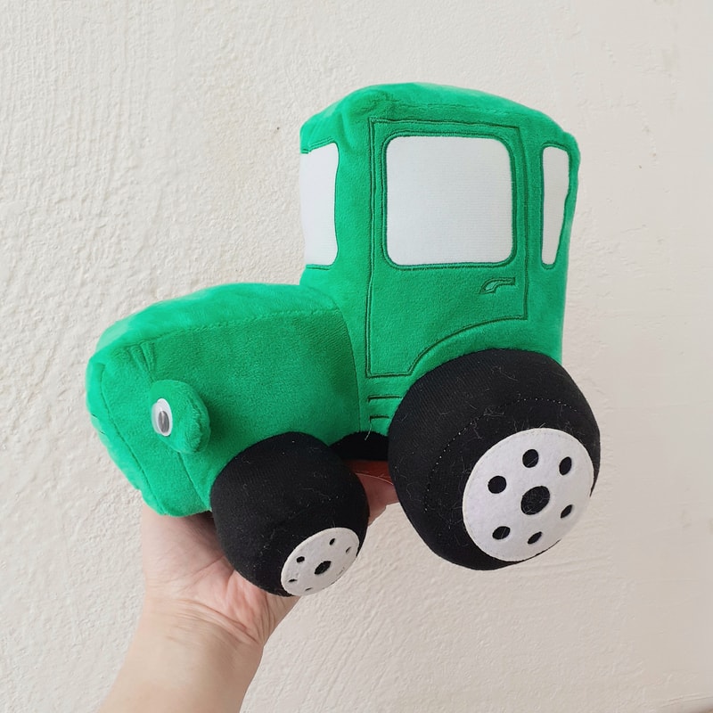 Blue Tractor Soft Tractor Stuffy Kids Plush Toys Gift Birthday Soft Toys Gift For Todller Boy Chris 5