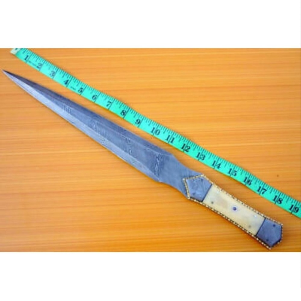 Buy Handmade 19 Damascus Steel Dagger Knife