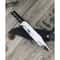 Mirror Polished Fixed Blade Bowie Knife Custom Handmade Bowie Knife Survival D2 Steel Hunting Bowie Knife Gift For Him.jpg