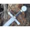 Viking Sword Mirror Polished Custom Handmade Sword Survival Outdoor Sword Double (4).jpg