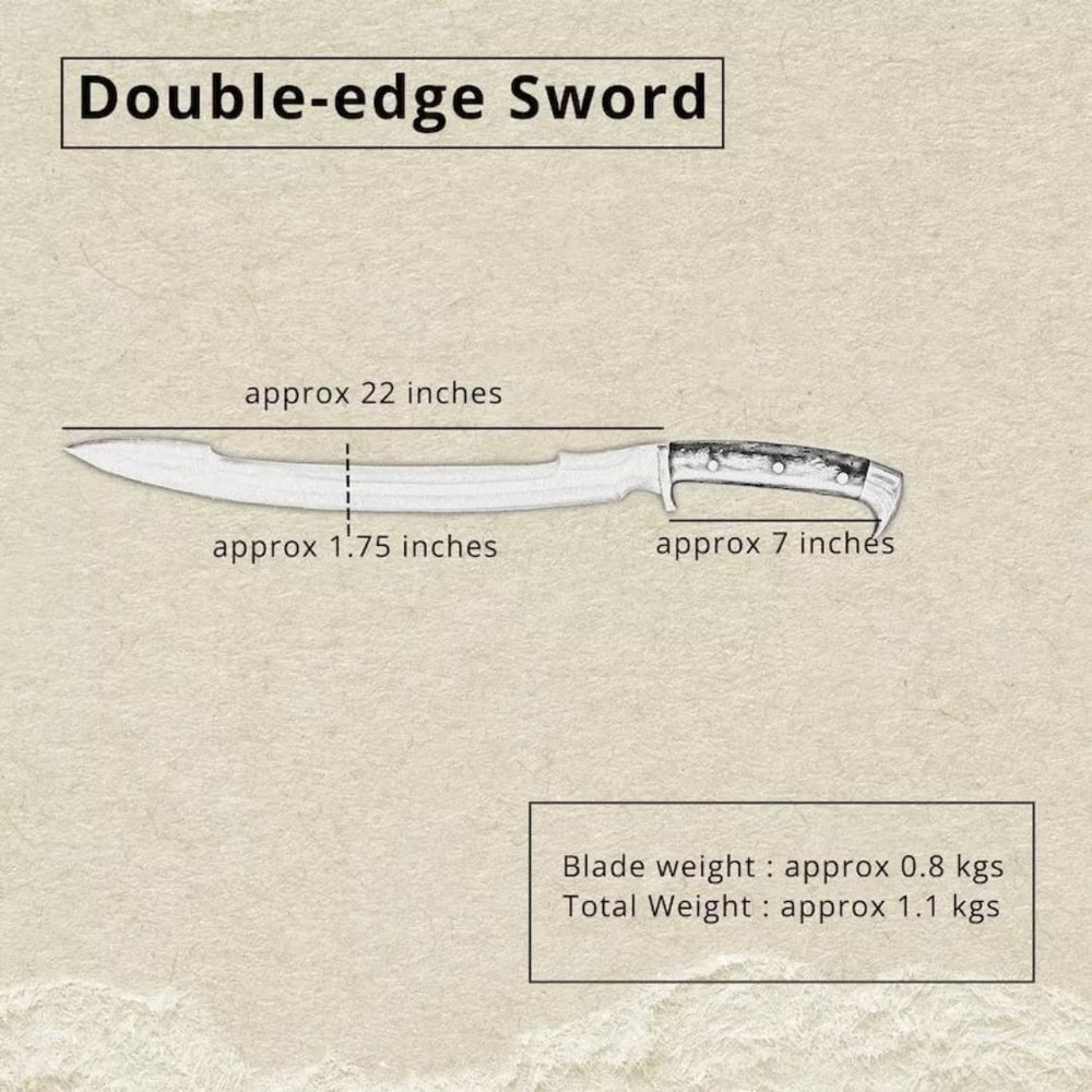 Handmade Sword Carbon Steel Viking Sword Kalis Hunting Full Tang Sword Survival 3jpg