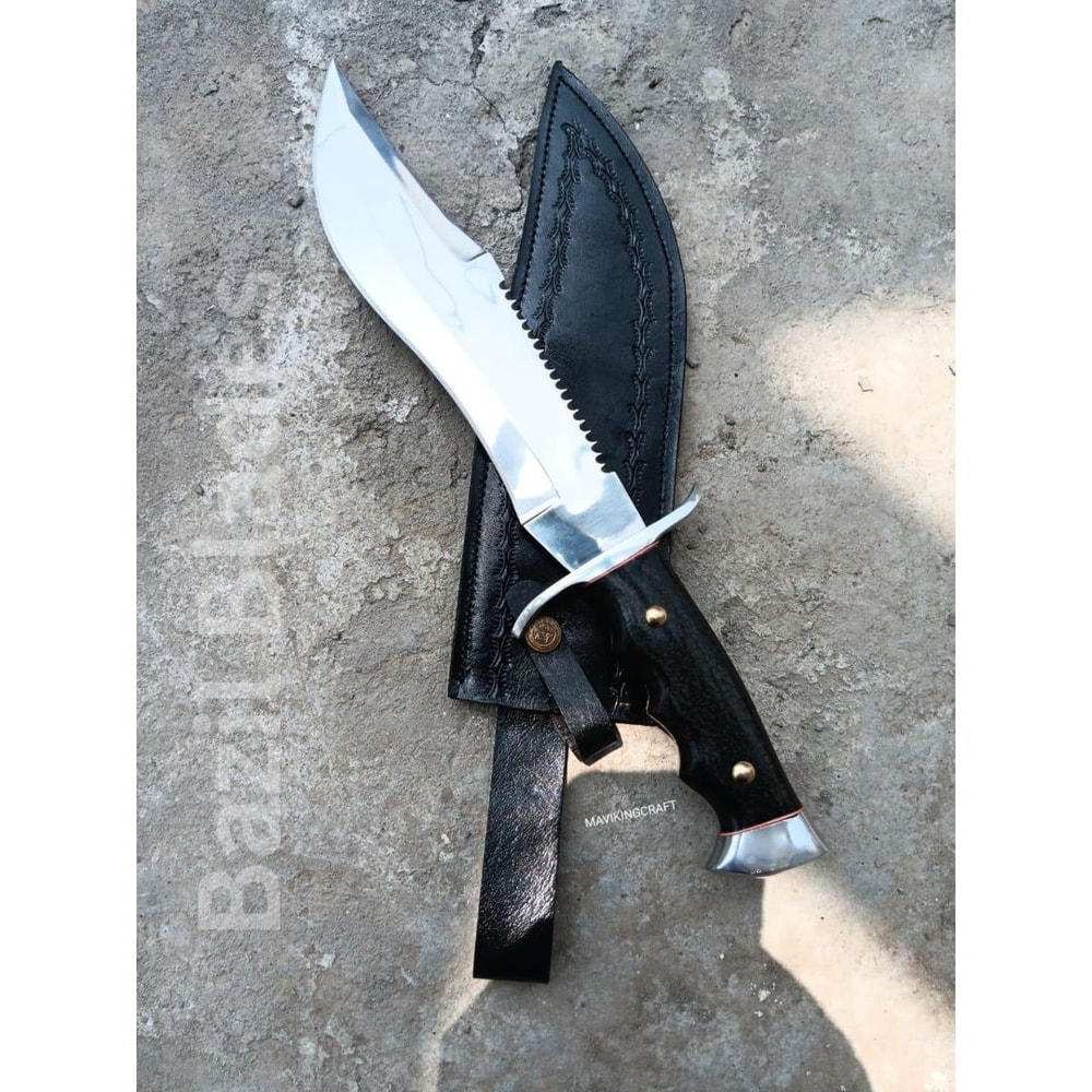 Bowie Knife Full Tang Custom Knife Fixed Blade Knife Hunting Bowie Knife Survival 0