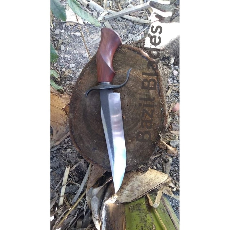 1095 Carbon Steel Custom Made Knife Survival Bowie For Camping And Outdoor 0