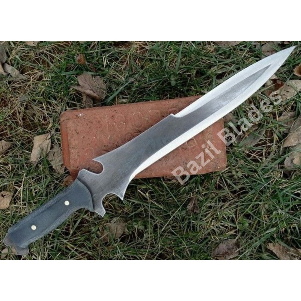 1095 Carbon Steel Custom Knife Full Tang Hunting Bowie Knife Survival Outdoor Knife 0