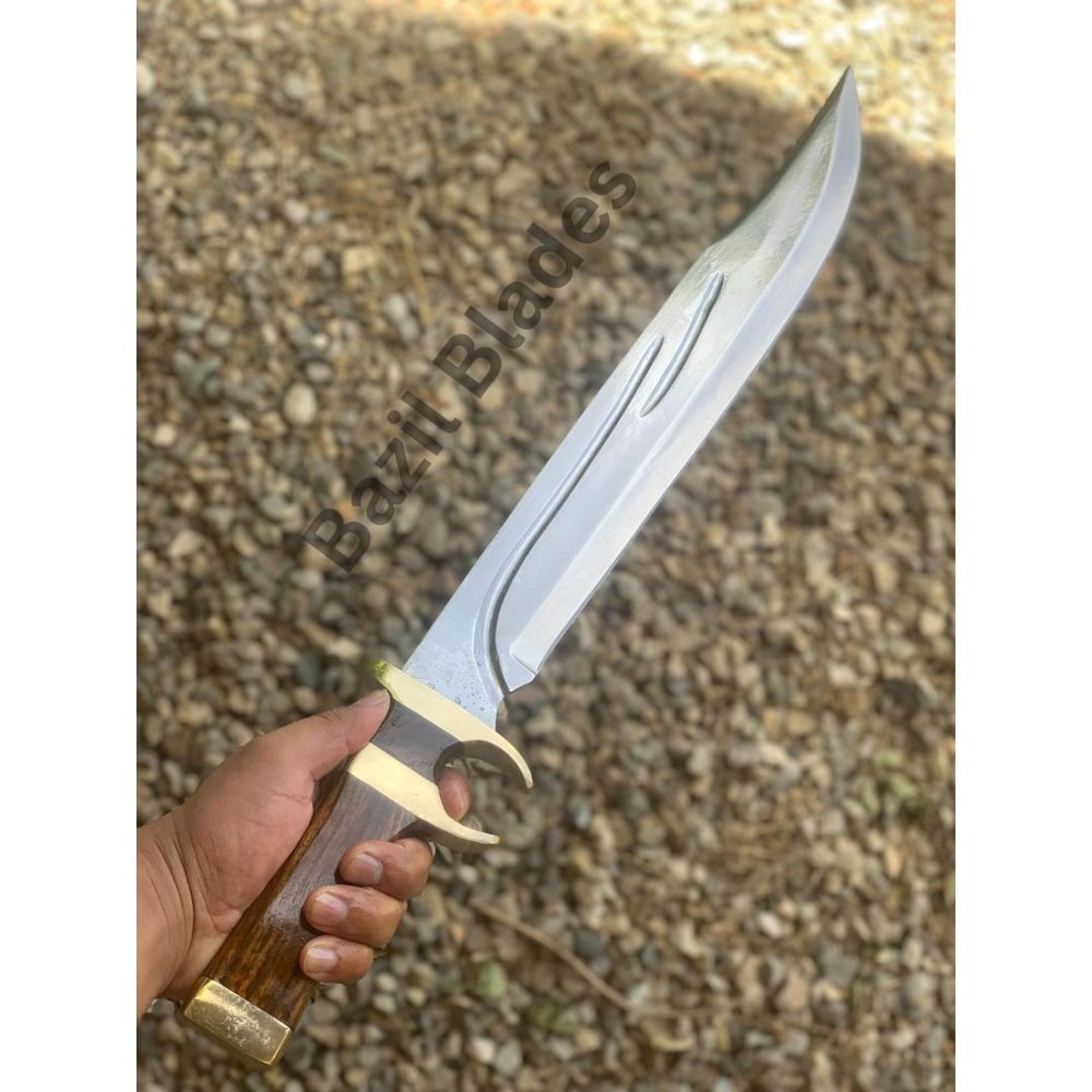 Custom Knife D2 Steel Knife Hunting Bowie Knife Survival Outdoor Camping Knife 0